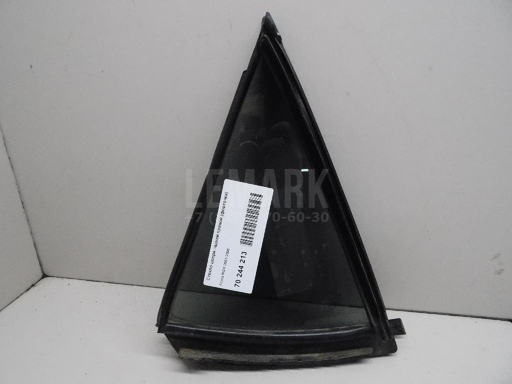 Стекло двери задней правой (форточка)