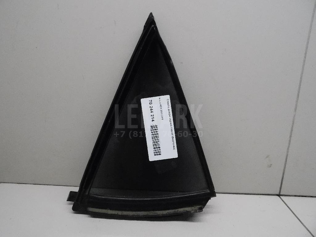 Стекло двери задней левой (форточка)