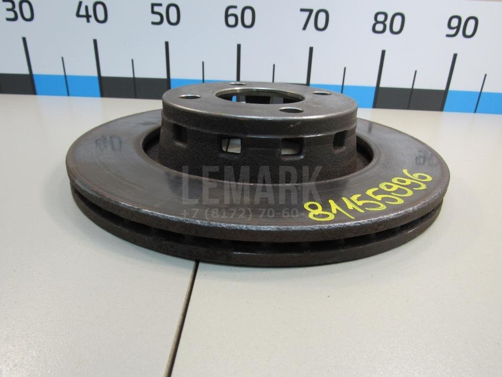 Диск тормозной передний вентилируемый