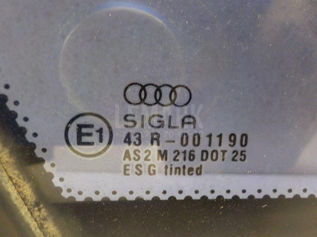 Стекло двери задней левой (форточка)