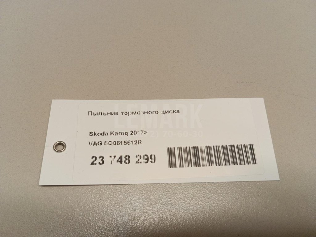 Щит опорный задний правый