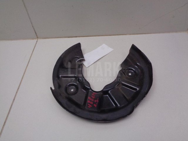 Щит опорный задний левый