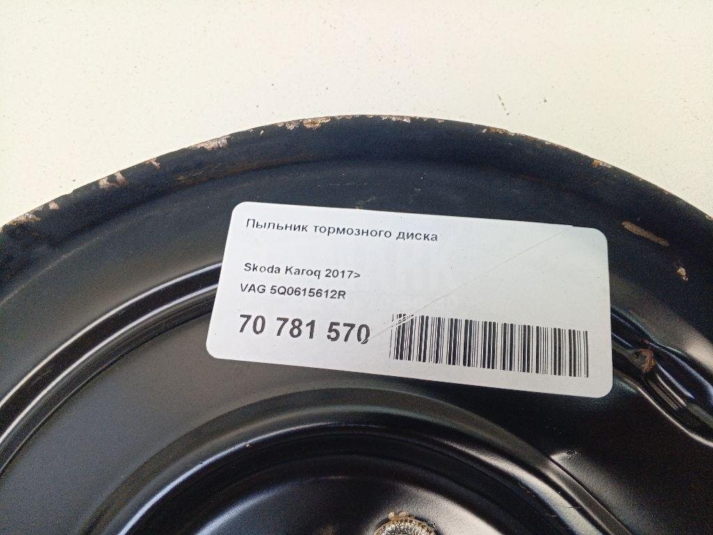 Щит опорный задний правый