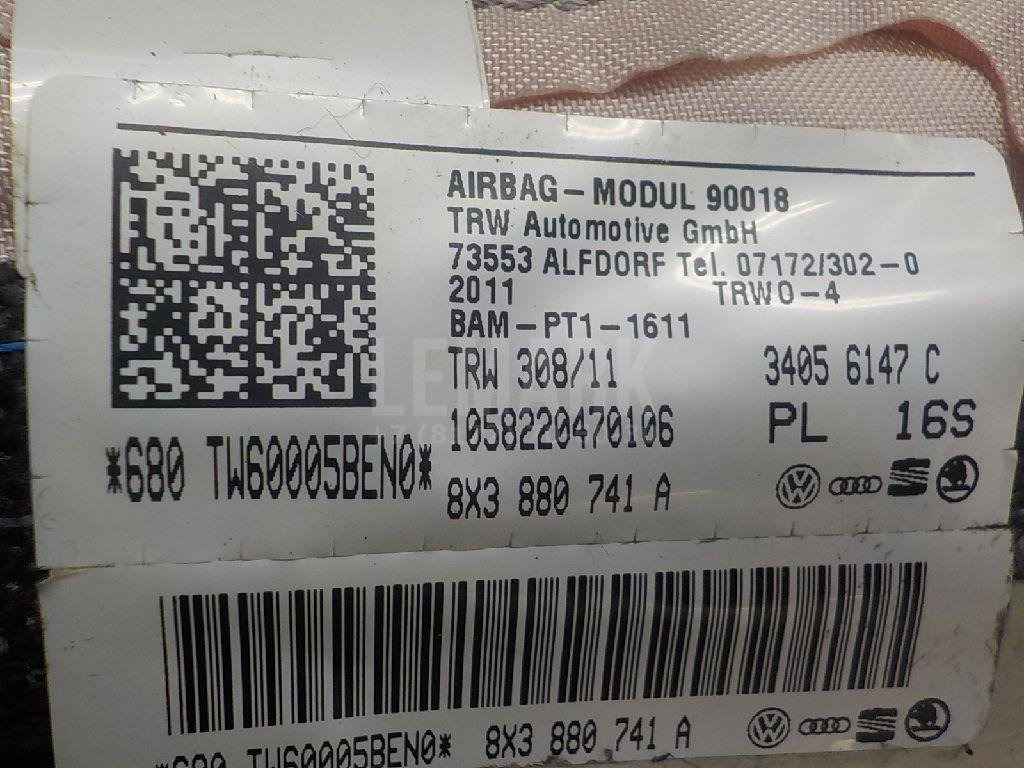 Подушка безопасности боковая (шторка)