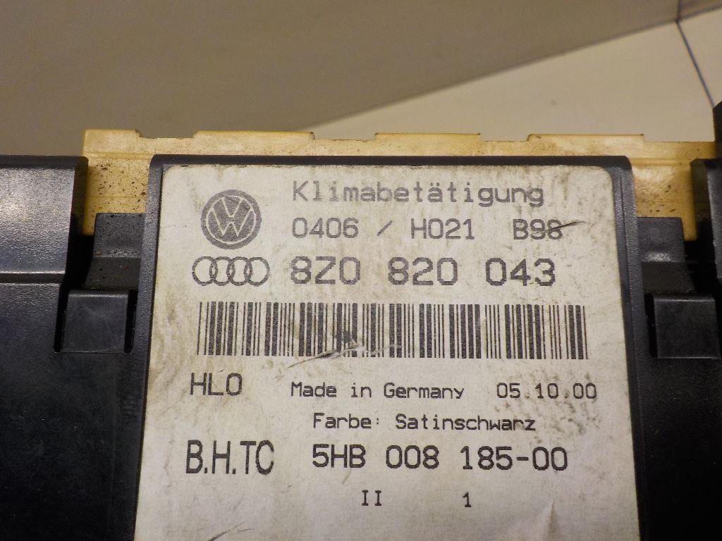 Блок управления климатической установкой