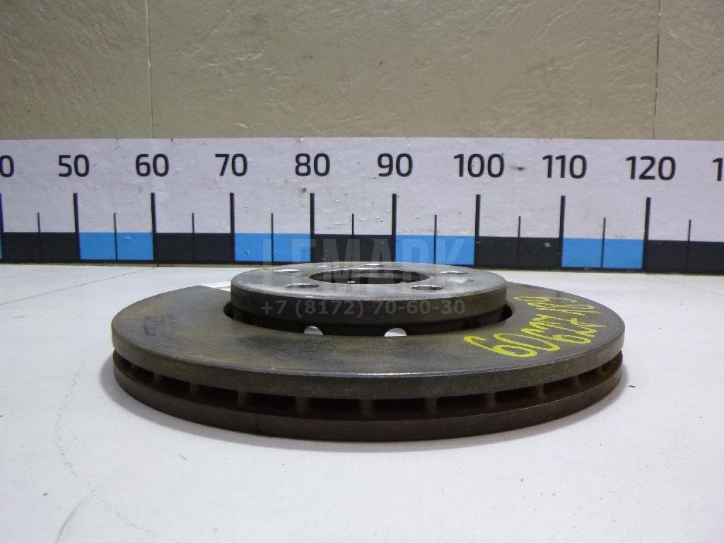 Диск тормозной передний вентилируемый