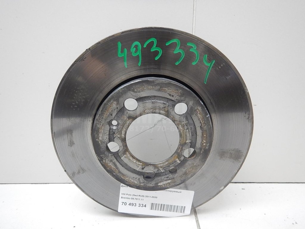 Диск тормозной передний вентилируемый