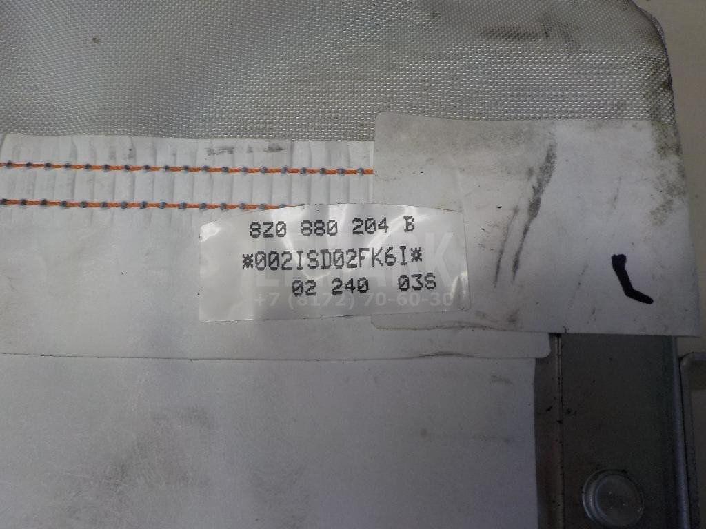 Подушка безопасности пассажирская (в торпедо)