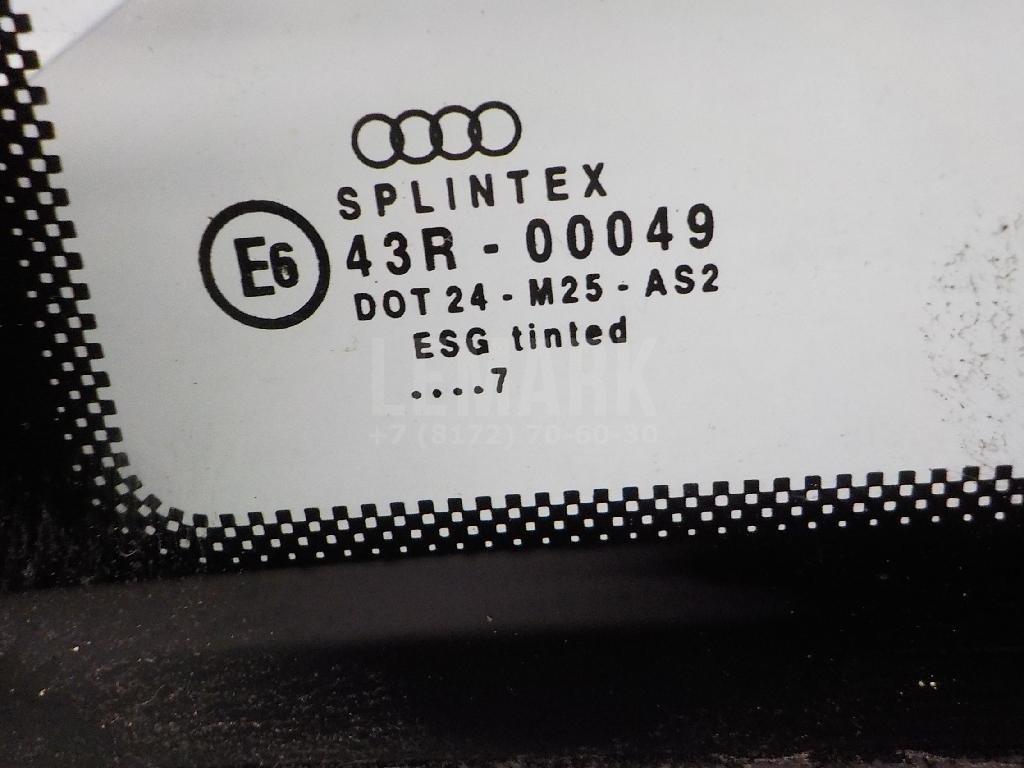 Стекло кузовное открывающееся (форточка) левое