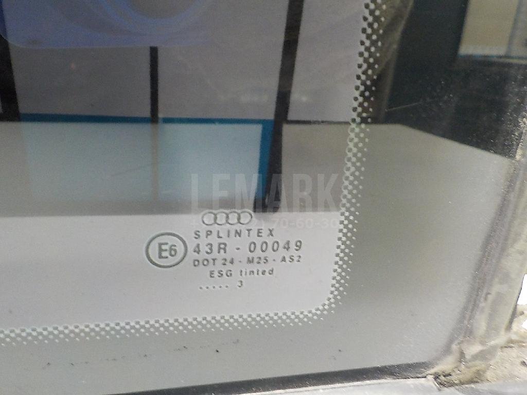 Стекло кузовное открывающееся (форточка) правое