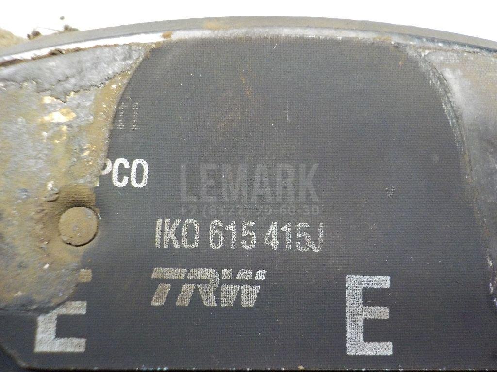 Колодки тормозные задние дисковые к-кт