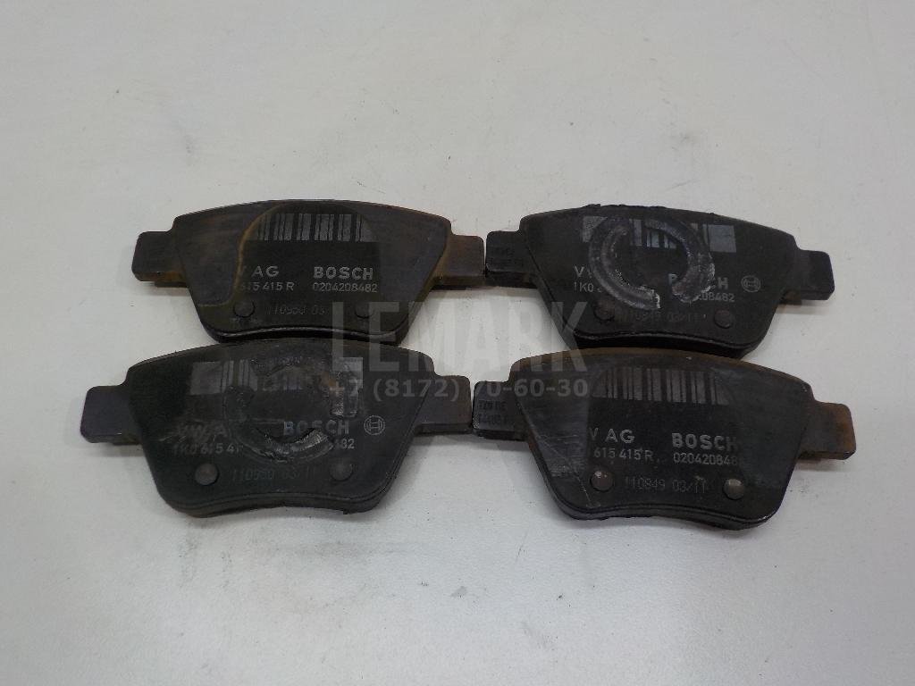 Колодки тормозные задние дисковые к-кт