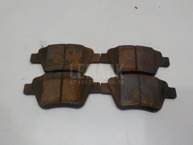 Колодки тормозные задние дисковые к-кт