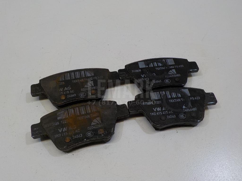 Колодки тормозные задние дисковые к-кт