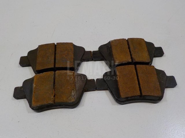 Колодки тормозные задние дисковые к-кт