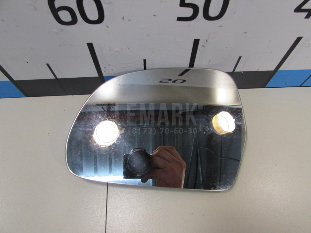 Стекло зеркала электрического левого
