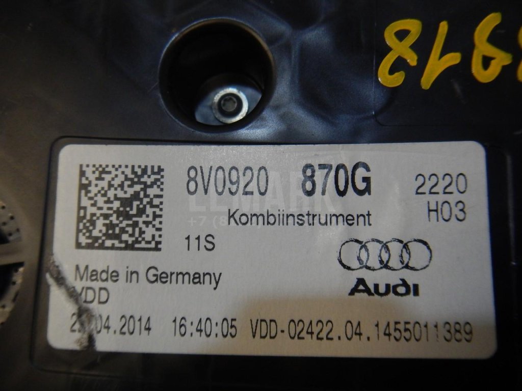 Панель приборов для  Audi A4 [B9] 2015