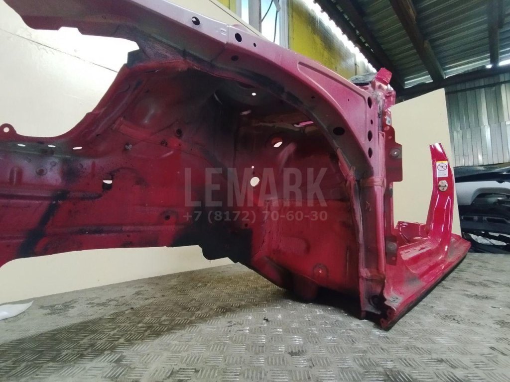 Порог со стойкой левый