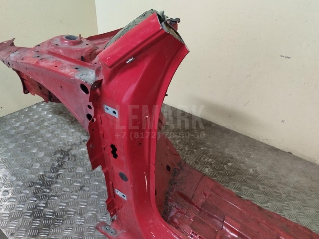 Порог со стойкой левый