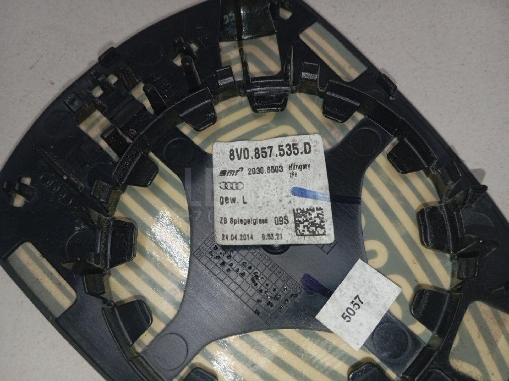 Стекло зеркала электрического левого