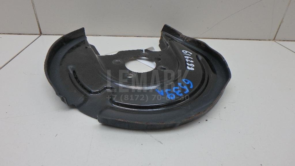 Щит опорный задний левый