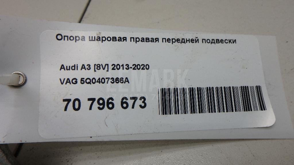 Опора шаровая правая передней подвески