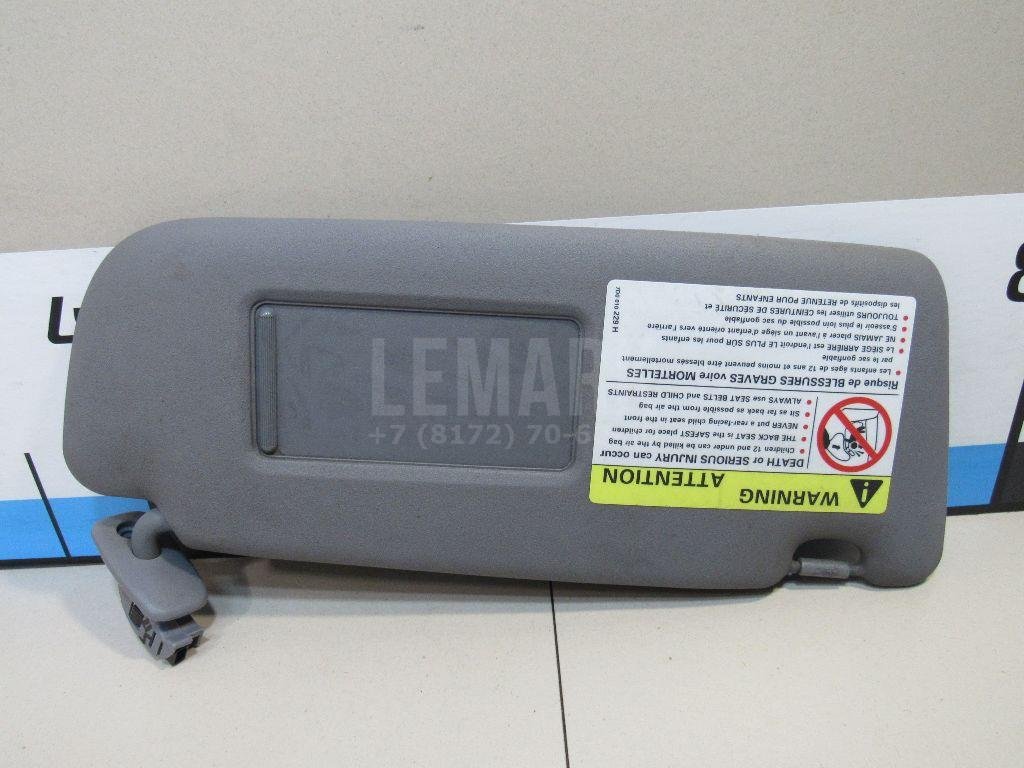 Козырек солнцезащитный (внутри)