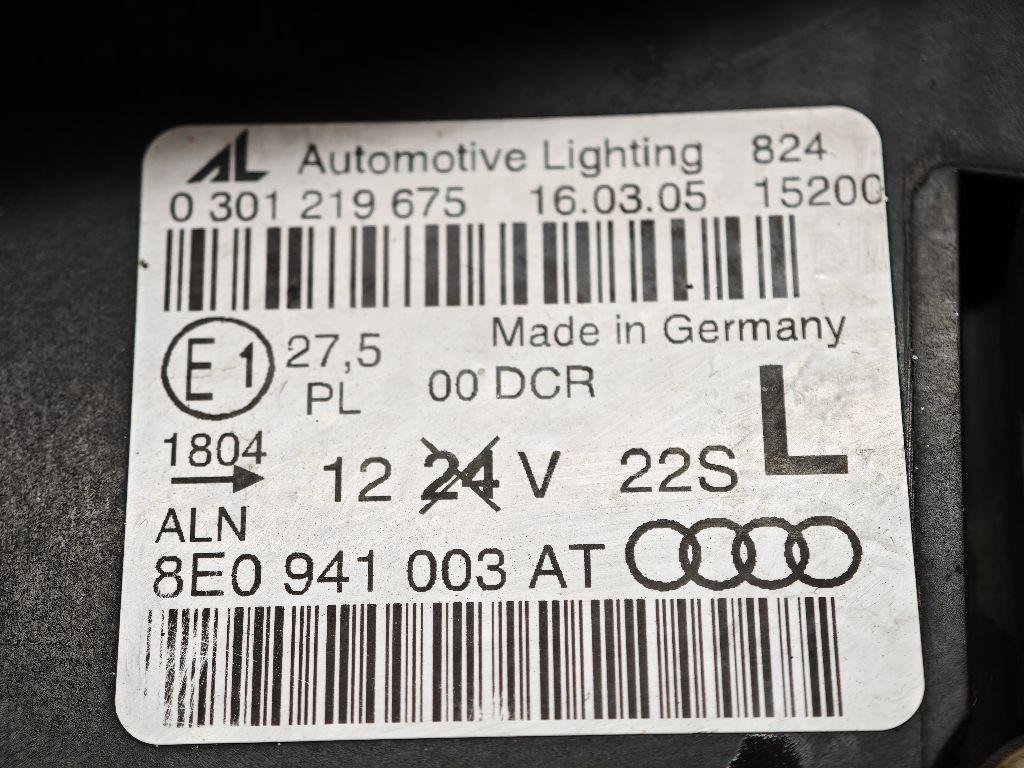 Фара левая для  Audi A2 [8Z0] 2000-2005