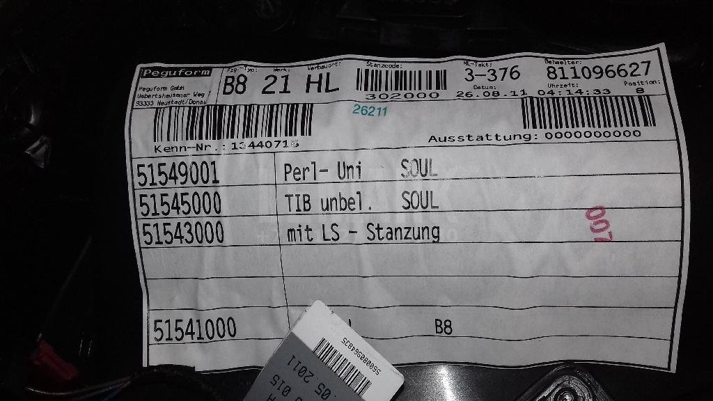 Обшивка двери задней левой