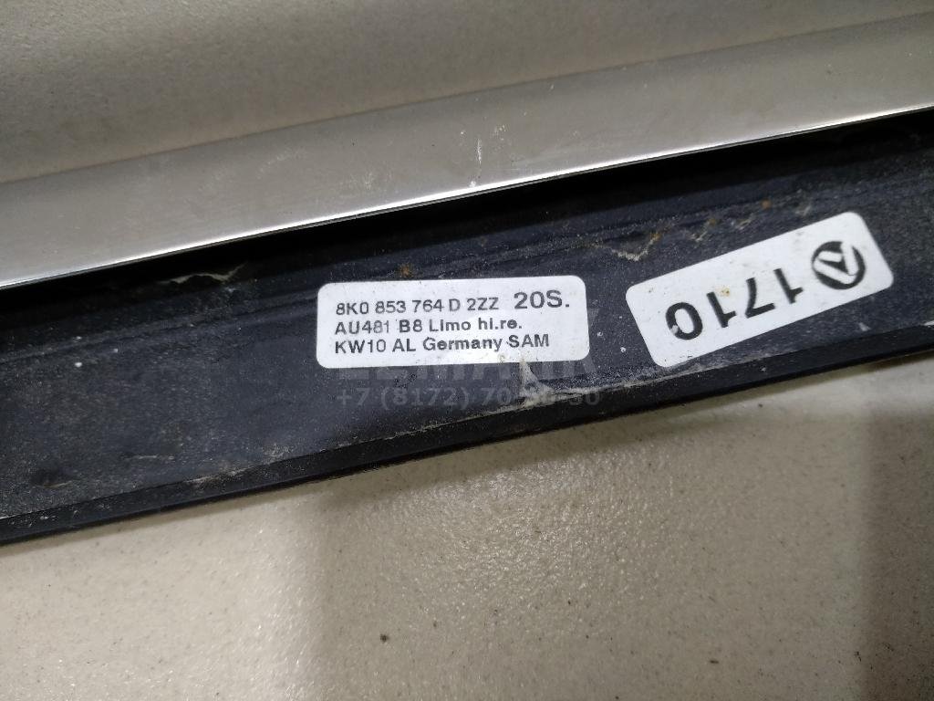 Накладка стекла заднего правого