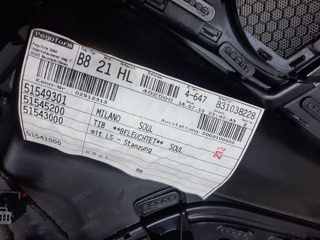 Обшивка двери задней левой