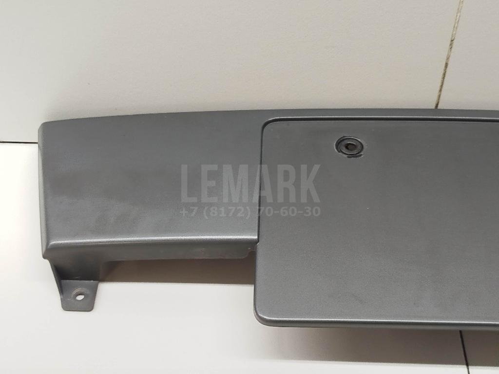 Накладка переднего бампера под номер