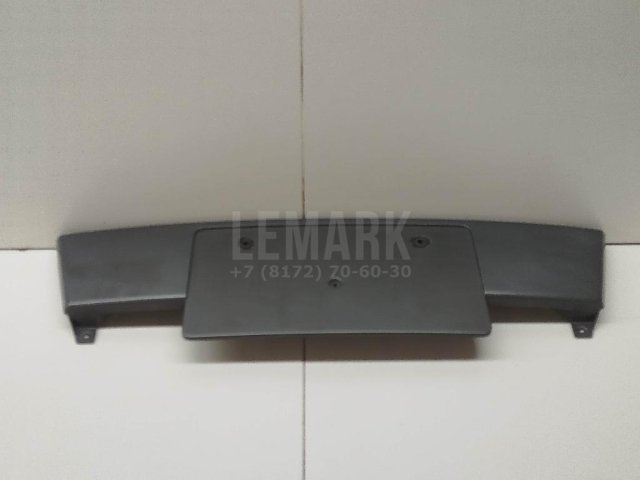 Накладка переднего бампера под номер