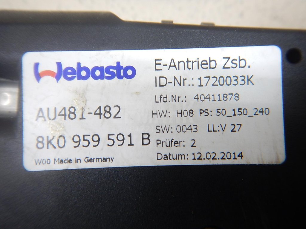 Моторчик люка для  Audi 80/90 [B4] 1991-1995