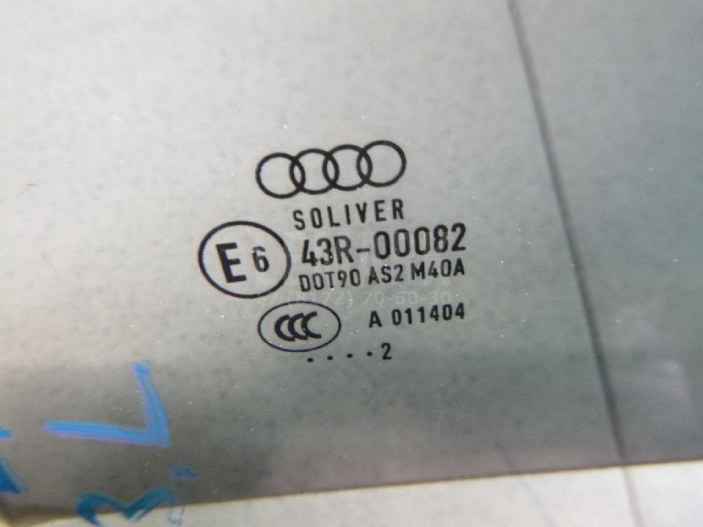 Стекло двери задней левой