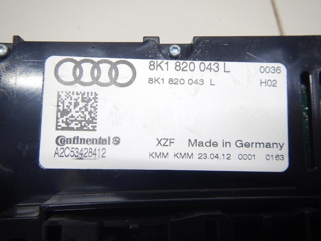 Блок управления климатической установкой