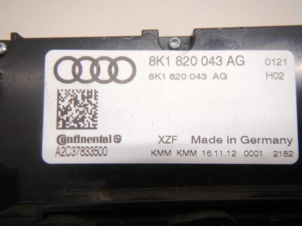 Блок управления климатической установкой