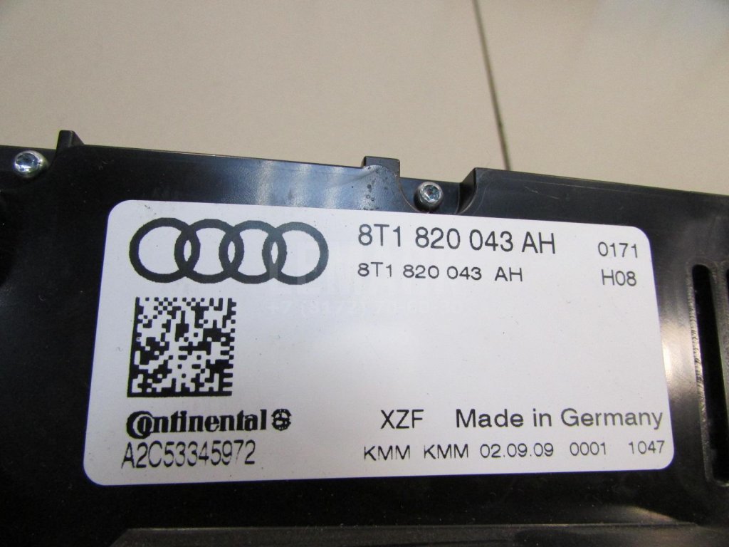 Блок управления климатической установкой