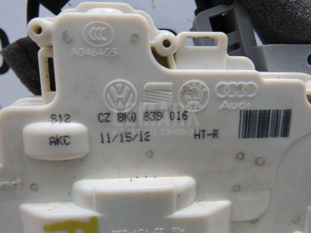 Замок двери задней правой