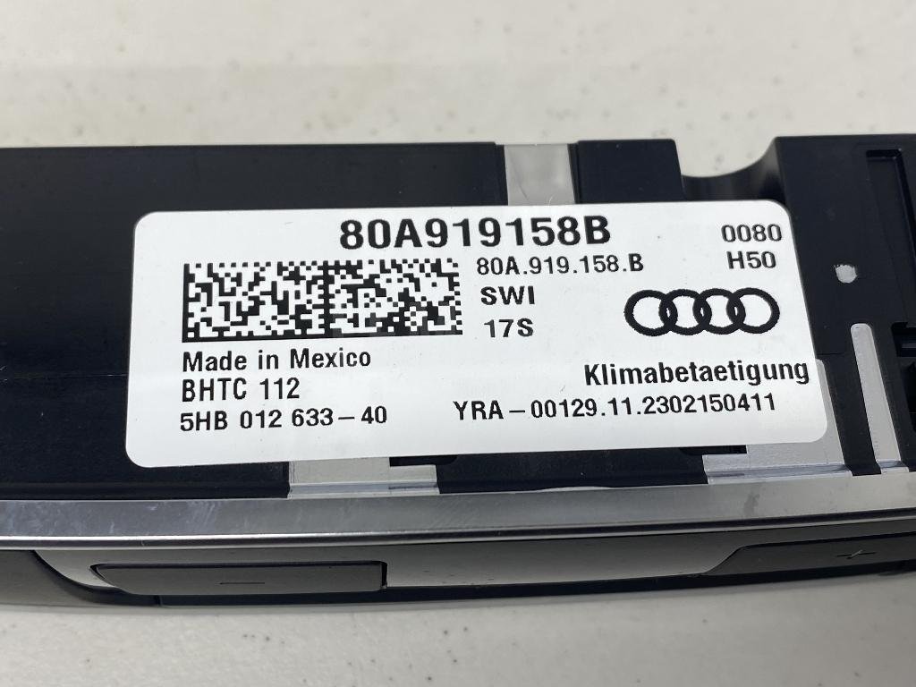 Блок управления климатической установкой