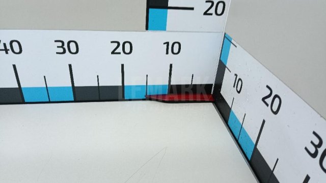 Отражатель в бампер задний левый