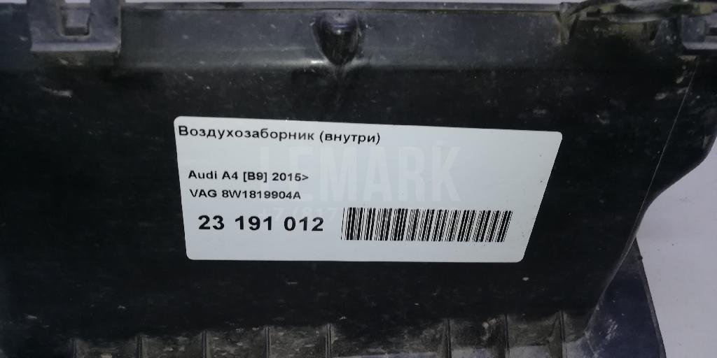 Воздухозаборник (внутри)