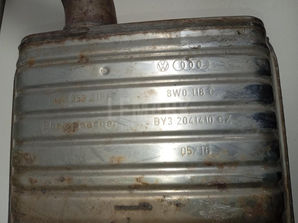 Приемная труба глушителя