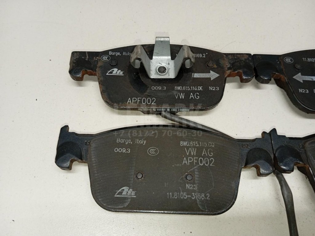 Колодки тормозные передние к-кт