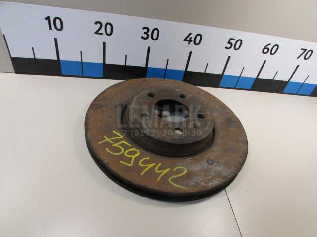 Диск тормозной передний вентилируемый