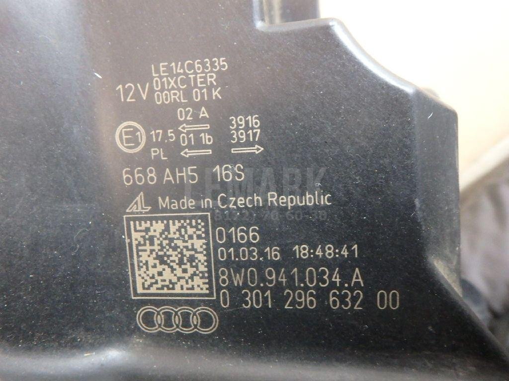 Фара правая для  Audi A3 [8V] 2013-2020