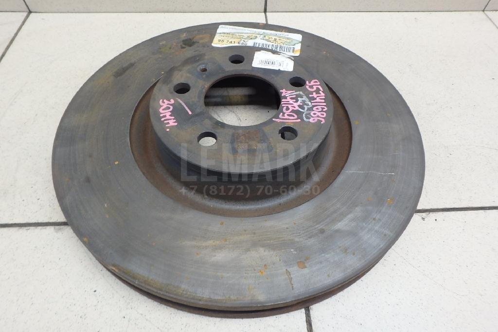 Диск тормозной передний вентилируемый