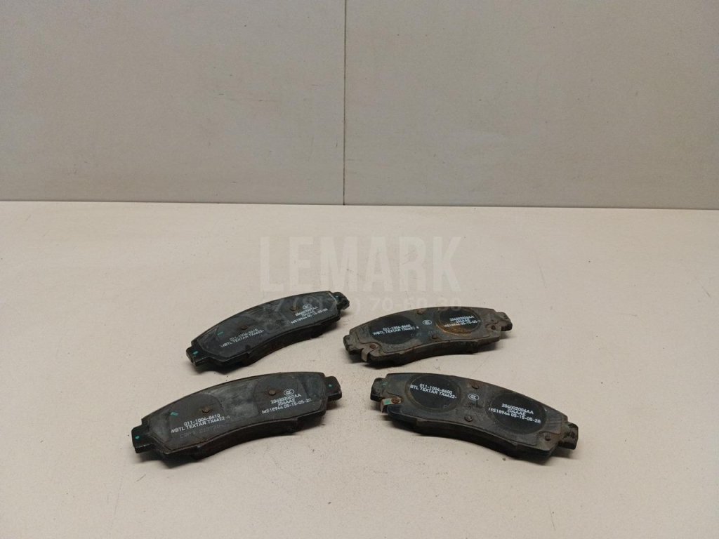 Колодки тормозные передние к-кт