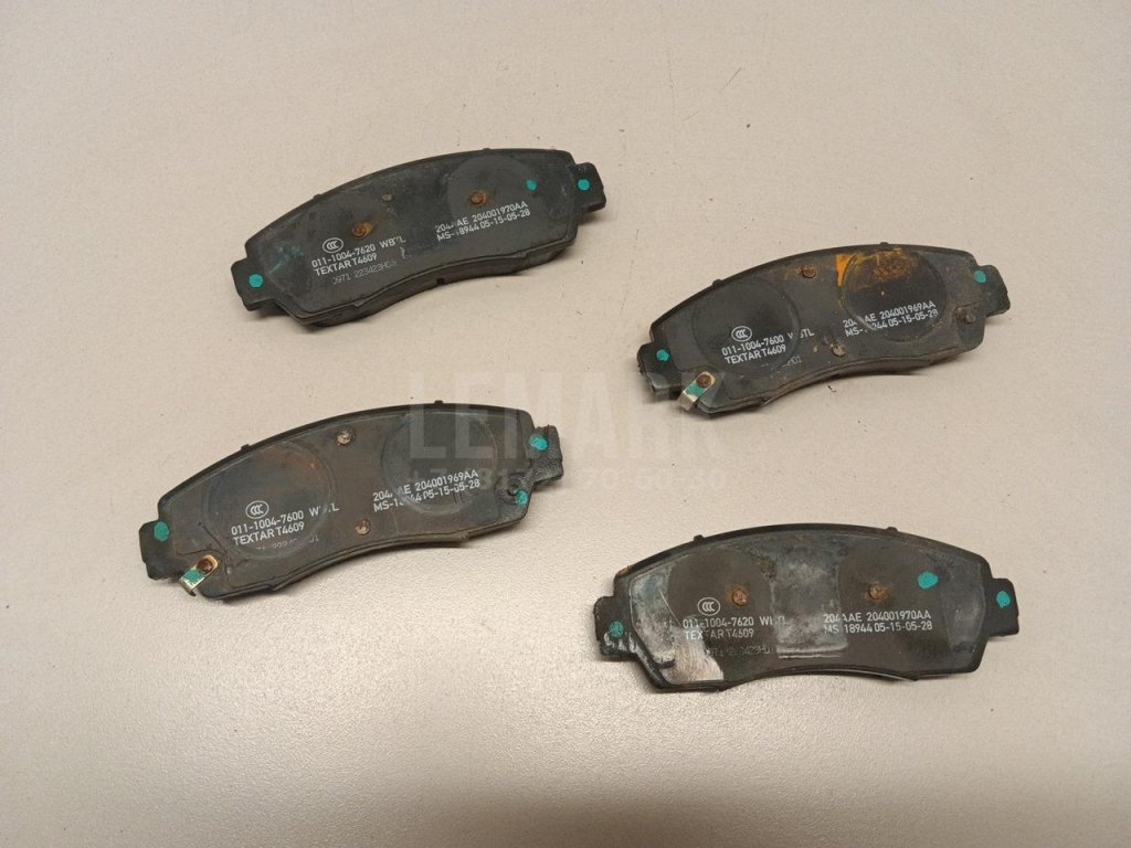 Колодки тормозные передние к-кт