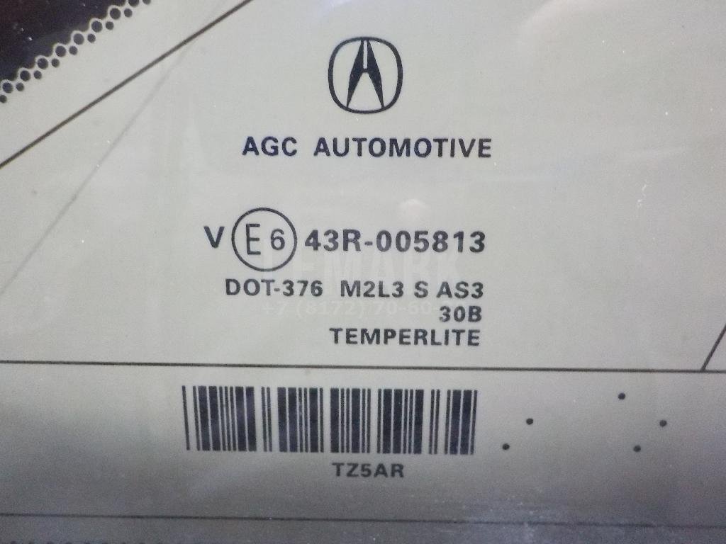 Стекло кузовное глухое правое